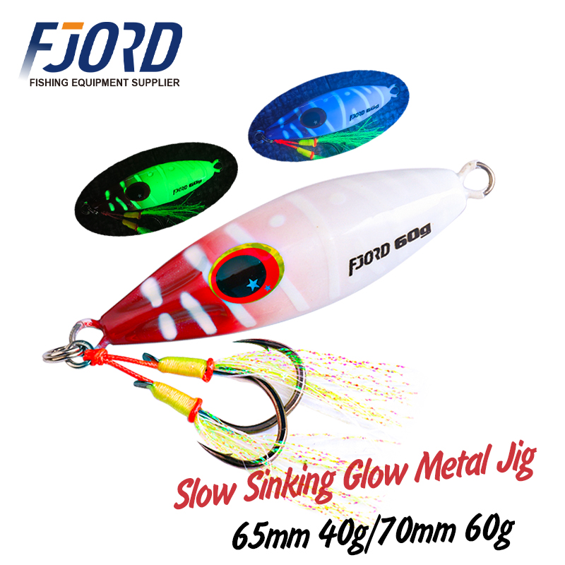 Fishing Equipment List - FJORD 40g 60g Metal Jig Sea