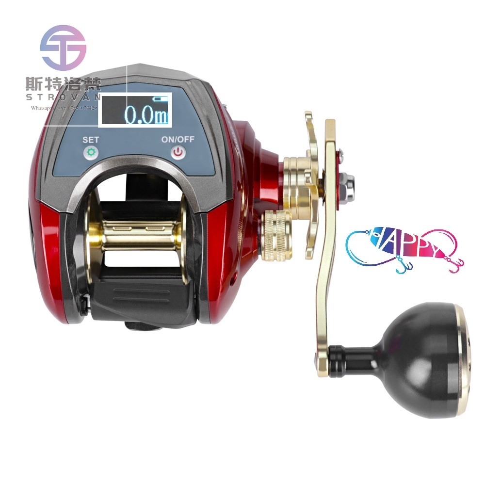 Electric Fishing Reel - 6+1BB Digital Display Electric Count Wheel