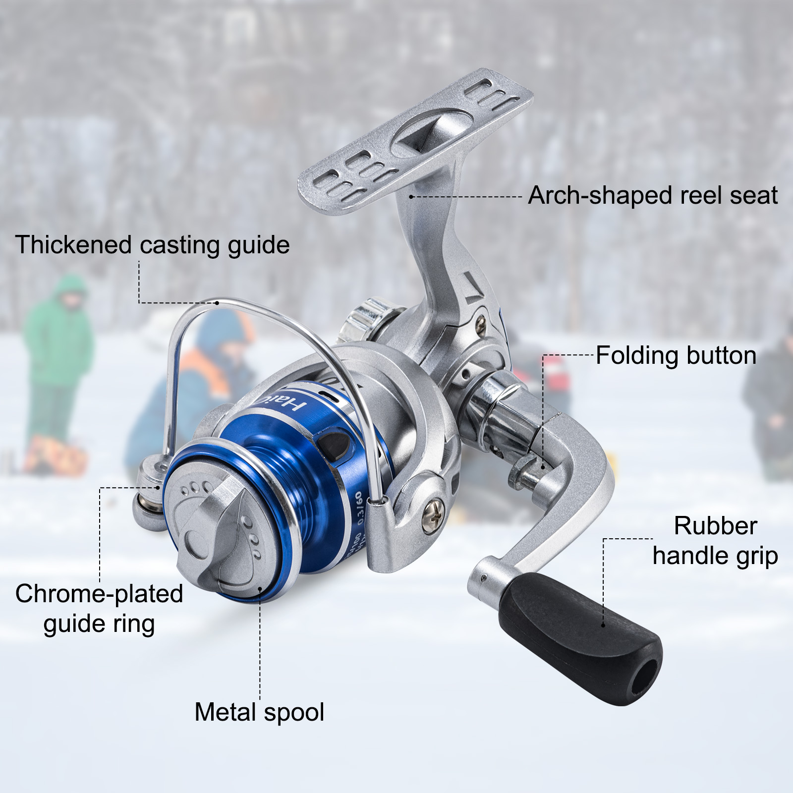 Goture New Ice Fishing Reels W - огляд і ціна Fishing Equipment List