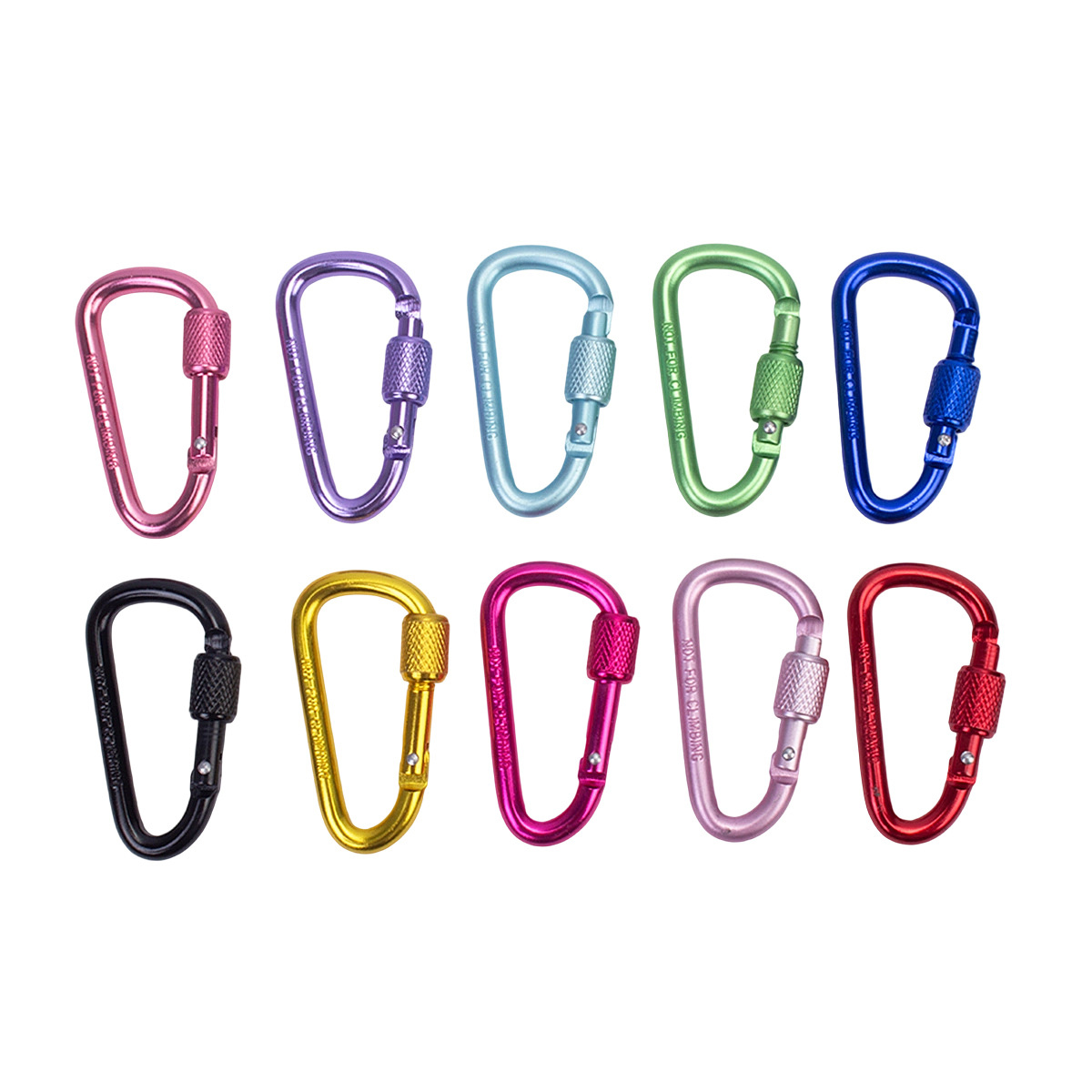 10pcs Aluminum Alloy Carabiner - огляд і ціна Fishing Equipment List