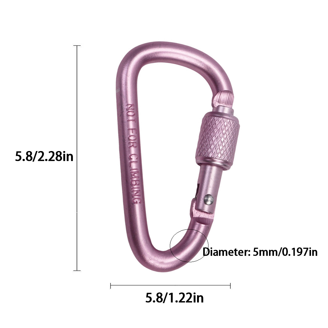 10pcs Aluminum Alloy Carabiner - огляд і ціна Fishing Equipment List