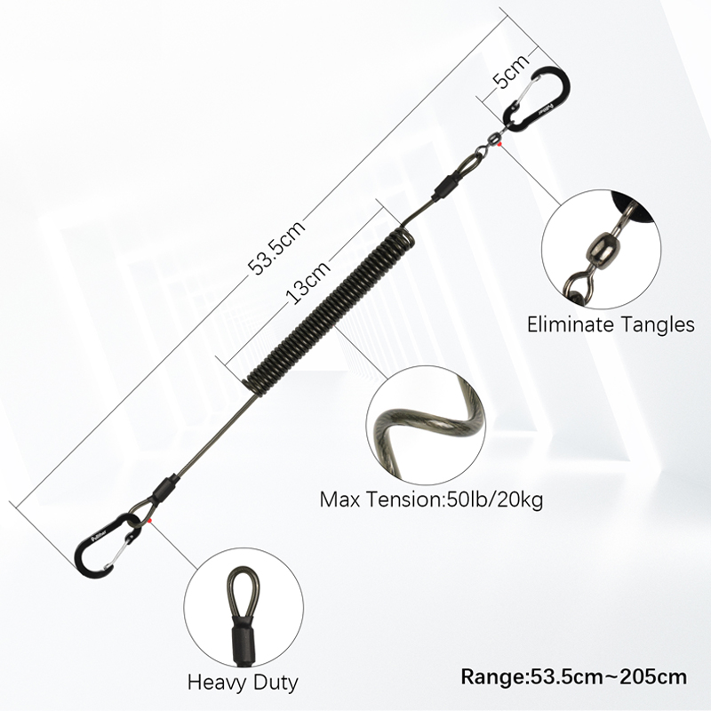 fishing tools Coiled Lanyards  - огляд і ціна Fishing Equipment List