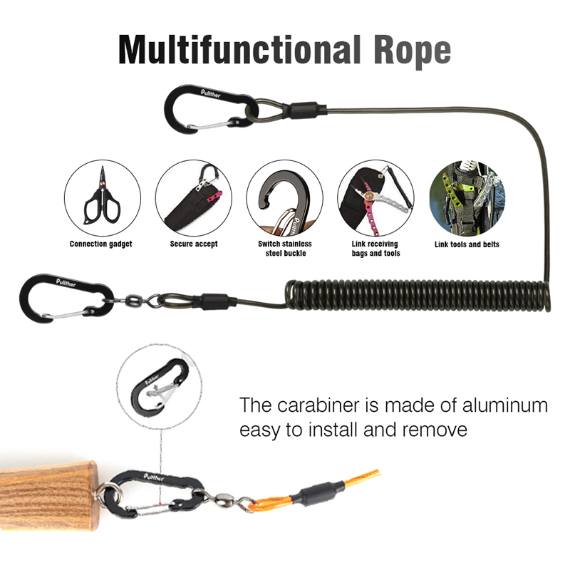 fishing tools Coiled Lanyards  - огляд і ціна Fishing Equipment List