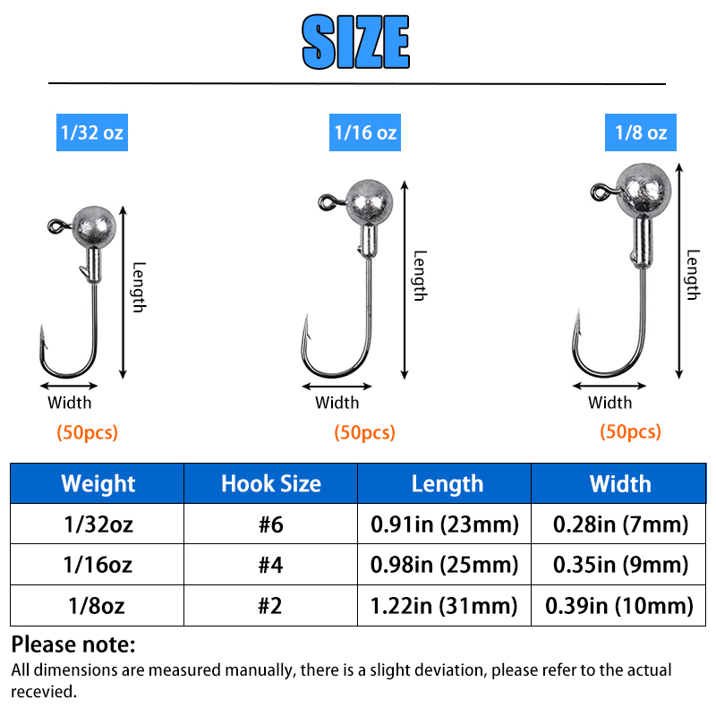 100PCS Fishing Hooks Lead Jig  - огляд і ціна Fishing Equipment List