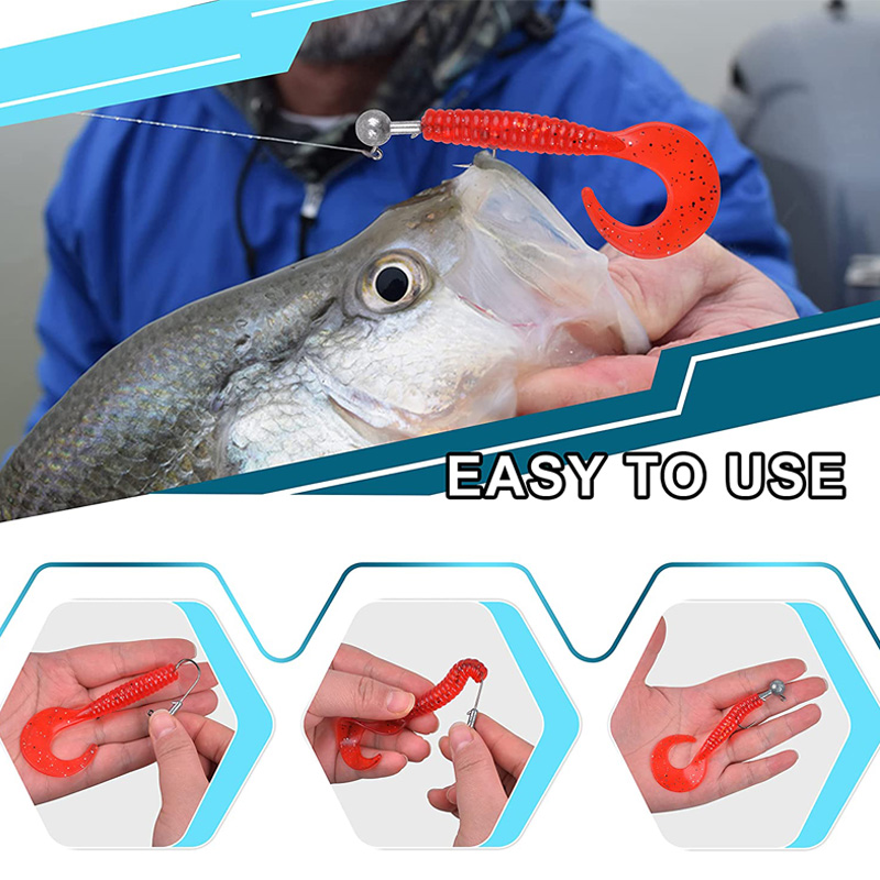 100PCS Fishing Hooks Lead Jig  - огляд і ціна Fishing Equipment List