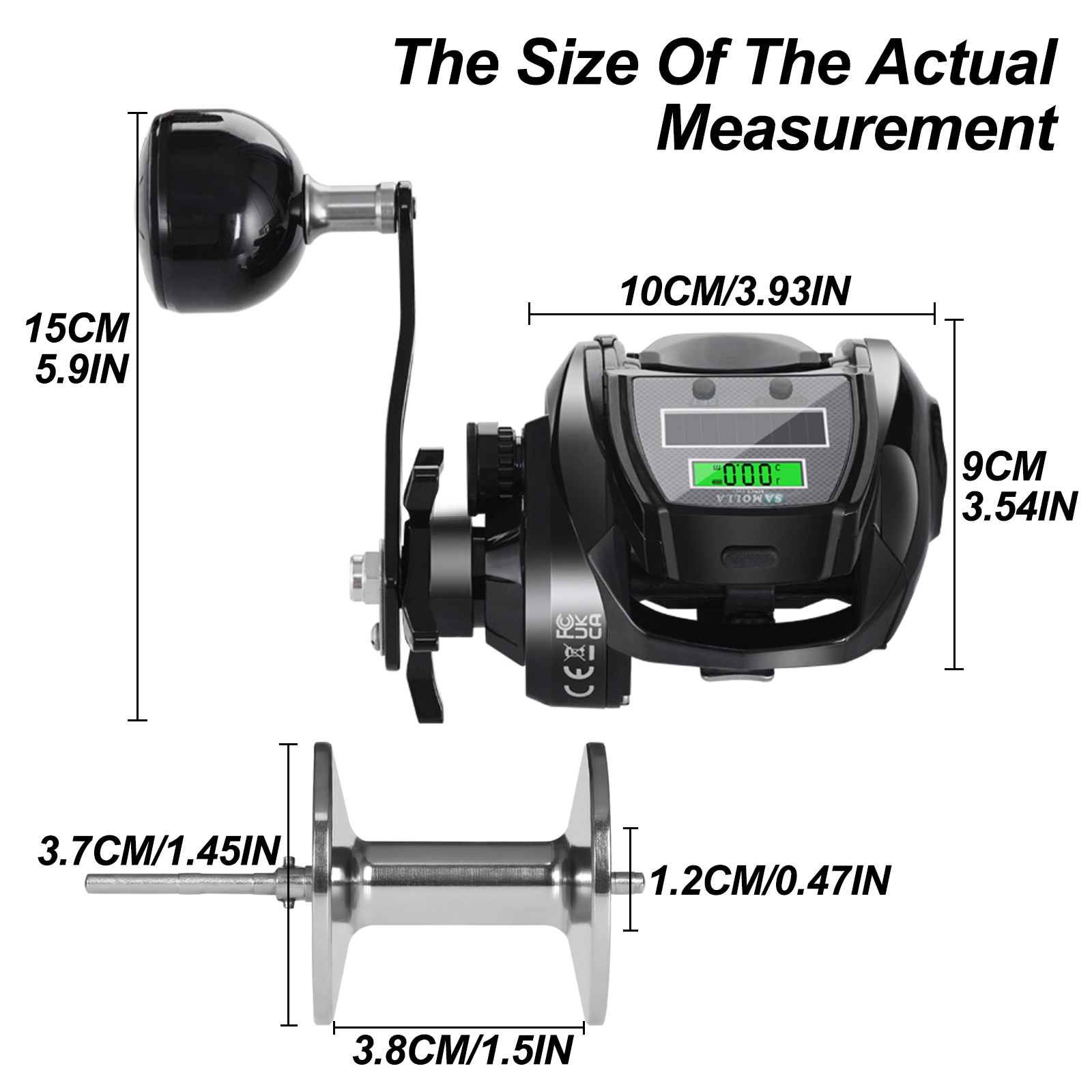 New Large Size Electronic Fish - огляд і ціна Electric Fishing Reel