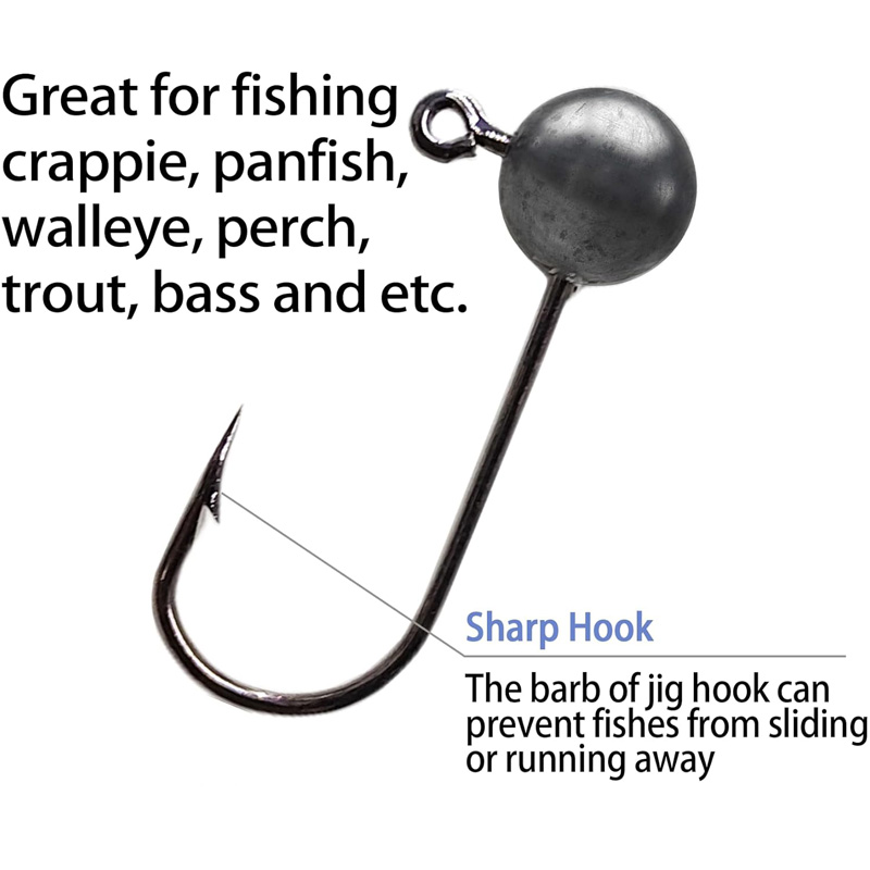 50PCS Original Color Lead Jig  - огляд і ціна Fishing Equipment List