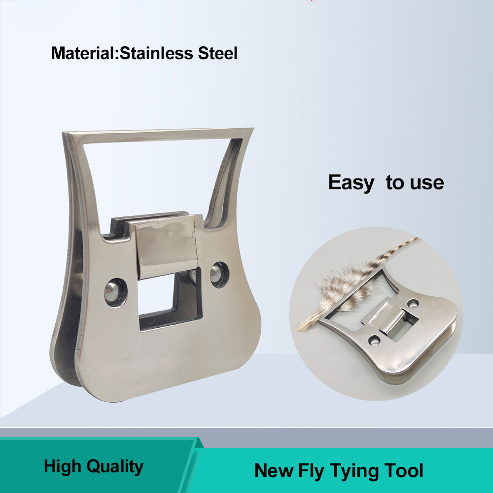 1/2pcs Fly Tying Hackle Clamp  - огляд і ціна Fishing Equipment List