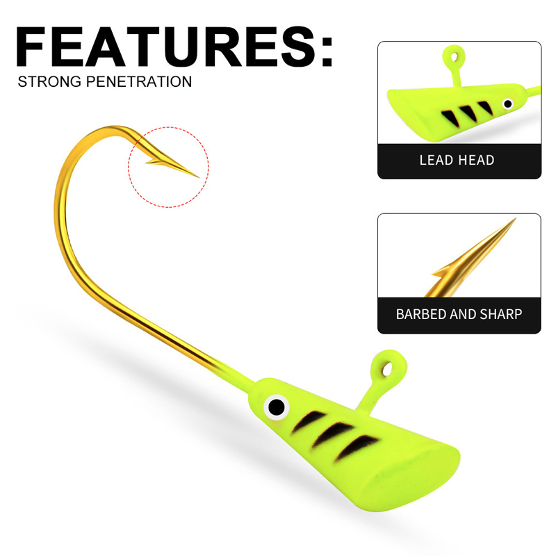 25pcs Fishing Jig Head Hook Se - огляд і ціна Fishing Equipment List